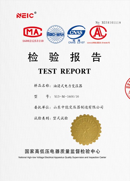 始兴高低压试验报告